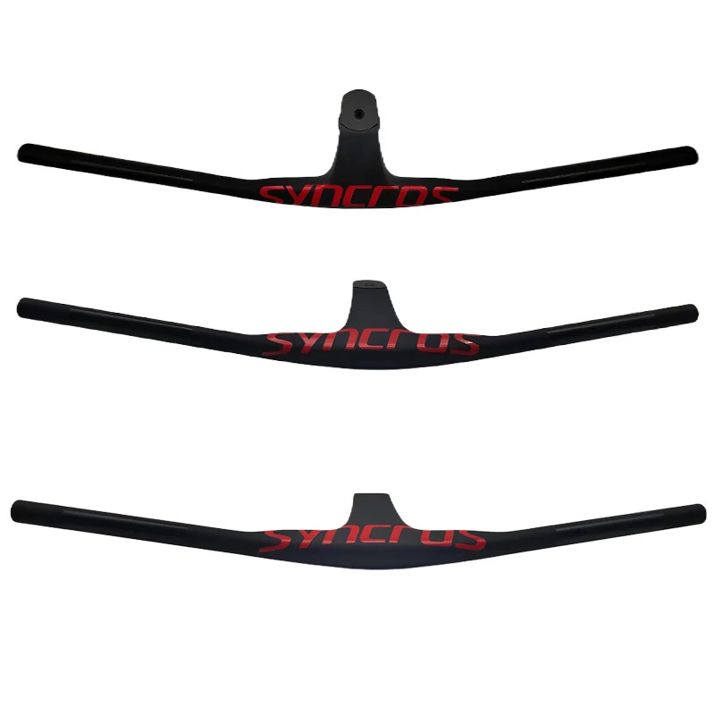 Internal Cable Carbon Fiber Shape MTB Integrated Handlebar Stem – 20 Degrees