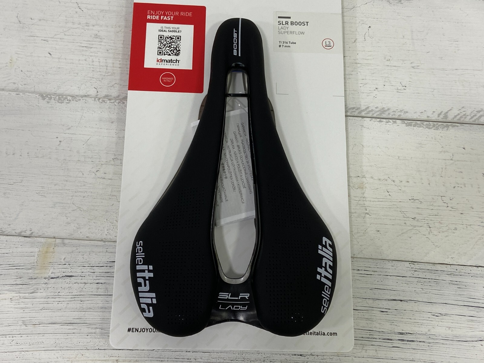 Selle Italia SLR Boost Lady Superflow L3 Ti Rail Saddle
