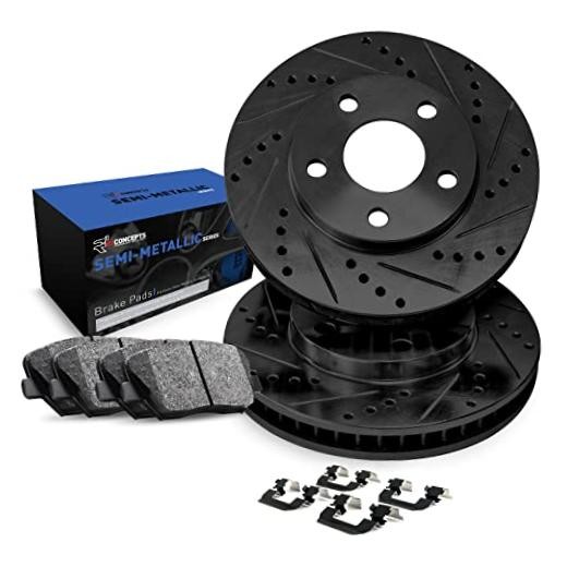 Rear Brake Kit Fits 2019-2022 Genesis G70; 2018-2022 Kia Stinger| Semi Met
