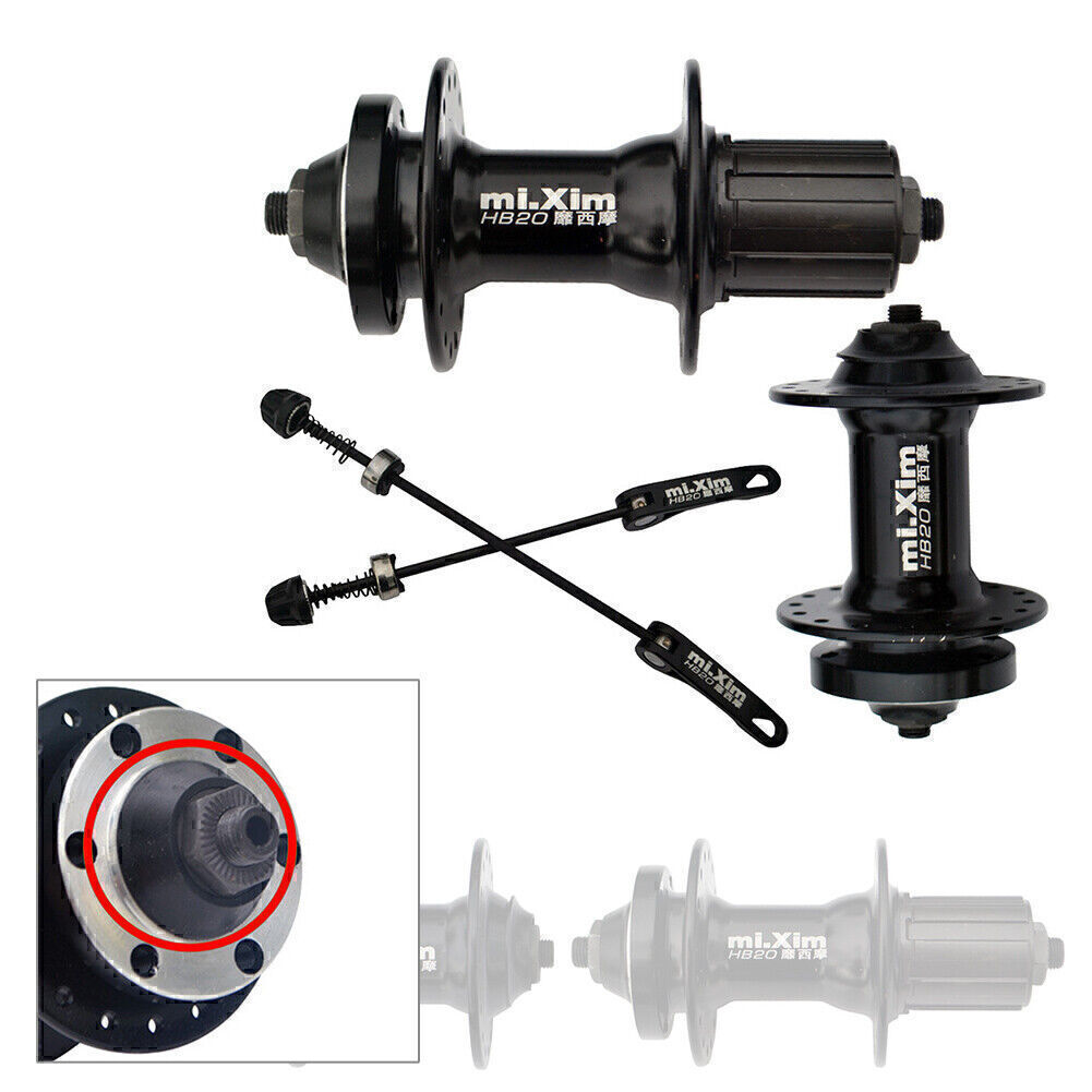 32/36H MTB Mountain Bike Disc-brake Ball-bearing Threaded/Cassette Hubs 5-10S