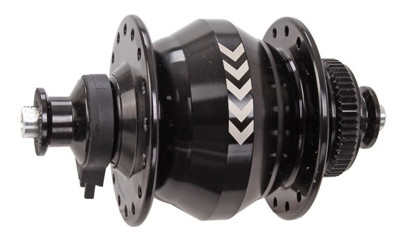 SP (Shutter Precision) PL-8 CL-disc front Q/R hub, 9x100mm, 32h – black