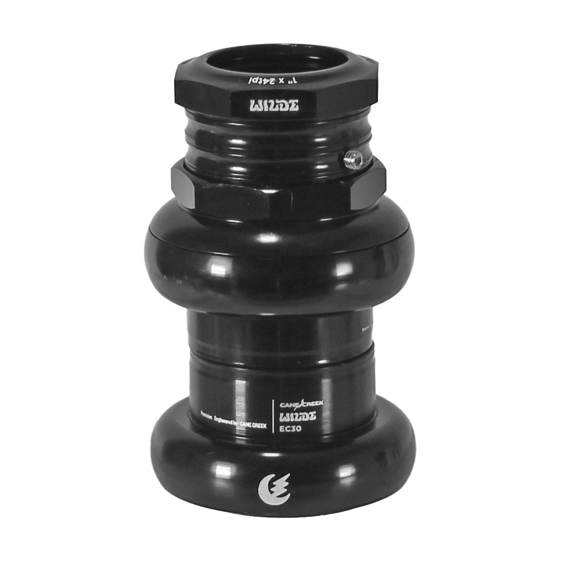 Cane Creek 110 ZN Threaded Headset – 7075 Aluminum, Cartridge Bearings, Black