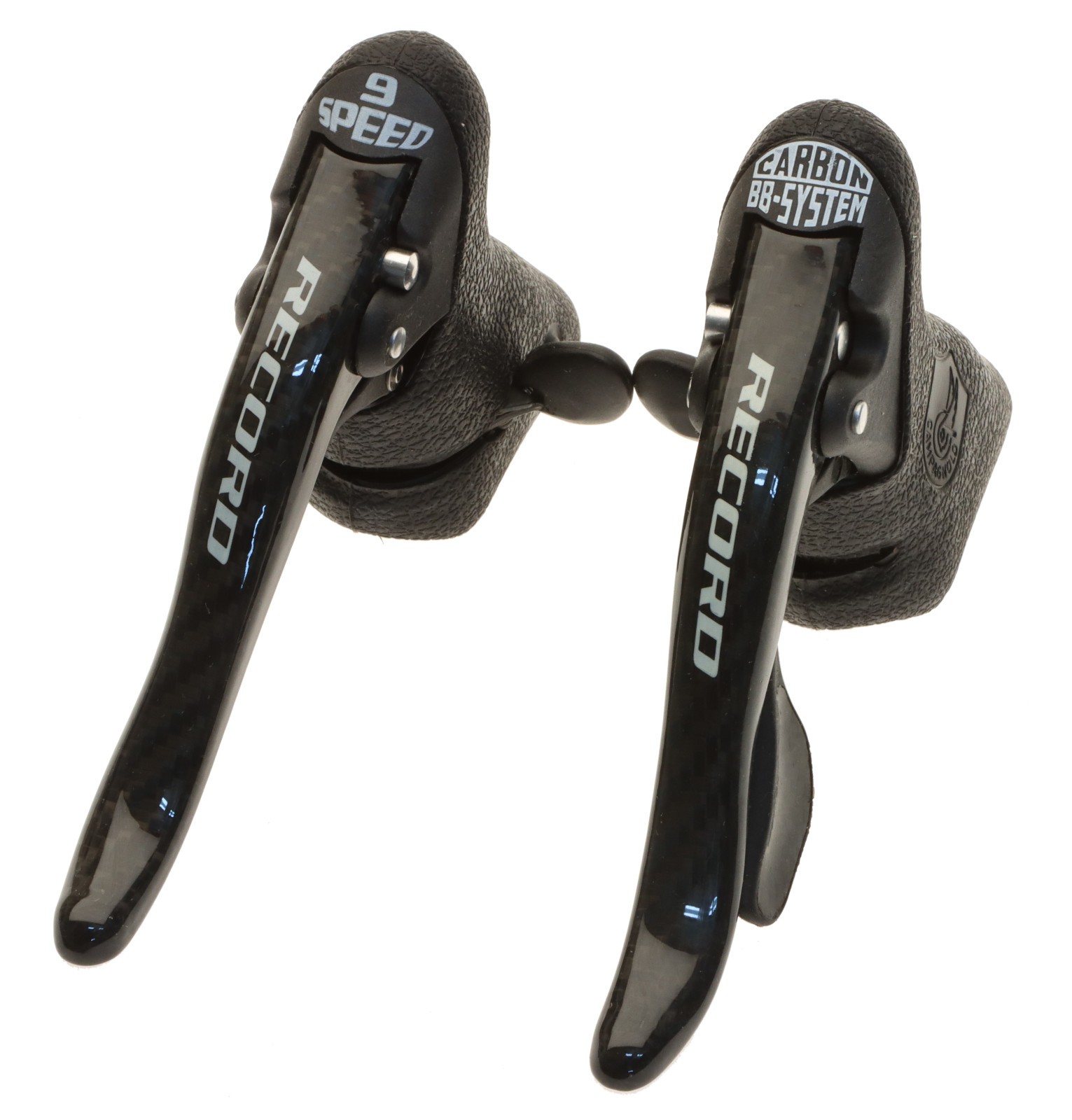 Campagnolo Record 9 Speed Carbon Ergopower Brake Levers Shifters 2001 NOS NEW