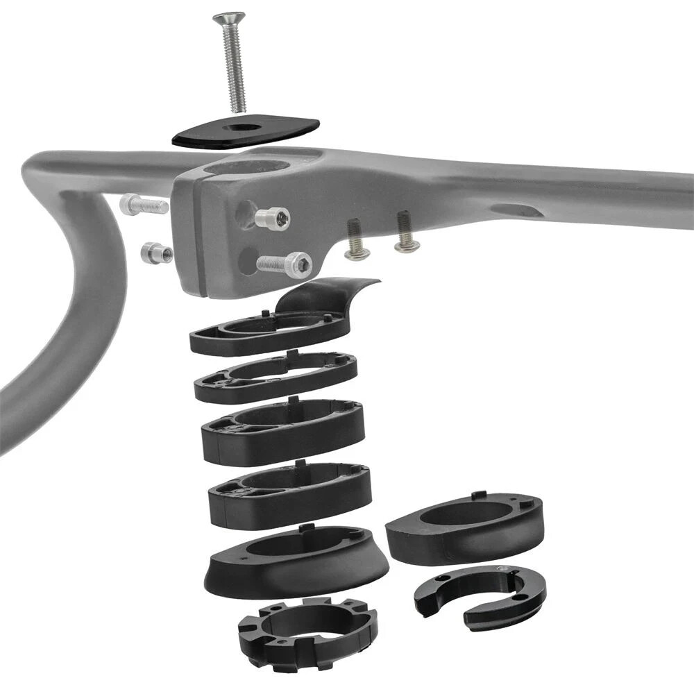 380-440mm Carbon Road Bike Integrated Handlebar 28.6mm Internal Routing Drop Bar