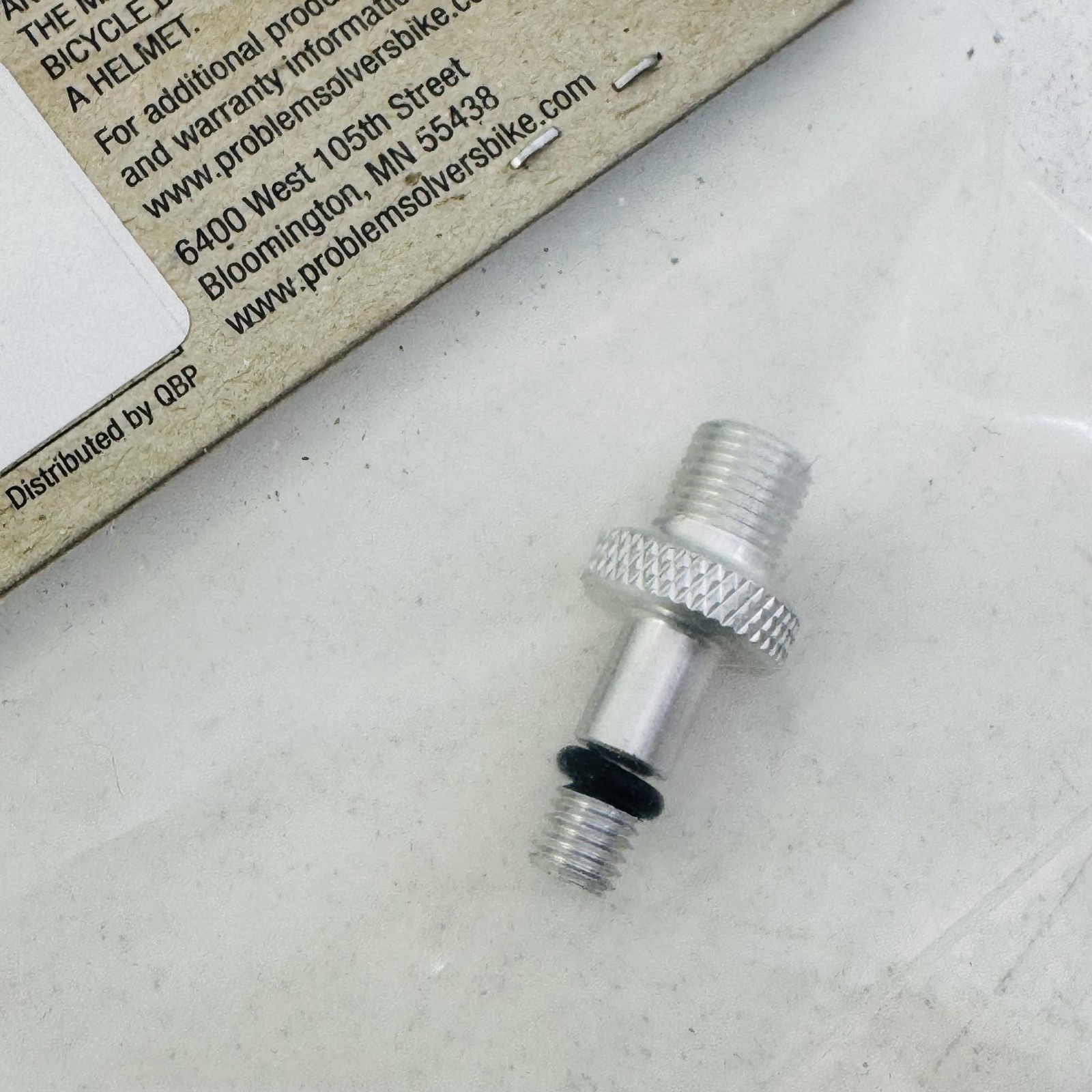 Problem Solvers PS 99-00 R/S SID Pump Adapter Silver MTB Bike Lockring S03