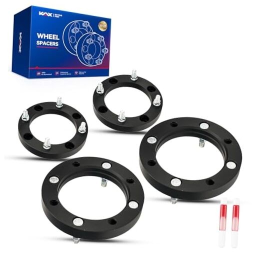 4PCS 4x156mm 1 inch Lug-Centric ATV 4x156mm-131mm-M12x1.5-25.4mm-4pcs Black