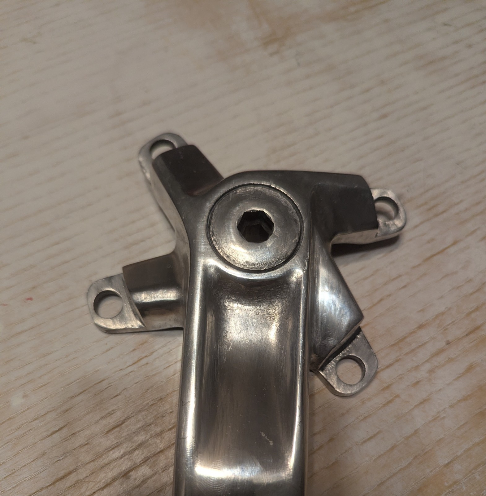 sram rival D1 Dub crankset 172.5 Polished «Budget Titanium»