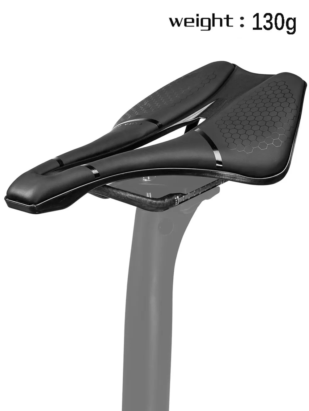 Elitaone Carbon Rail Bike Saddle 130g Lightweight 245x139mm Road MTB Cycling