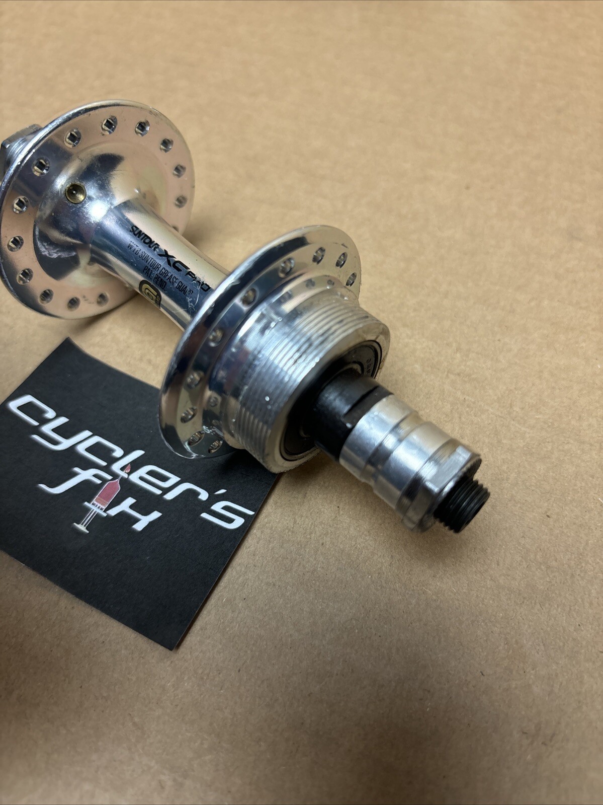 NOS Suntour XC PRO 32H Wtb Grease Guard Freewheel Hub Set Mtb Gravel Mavic Fuji