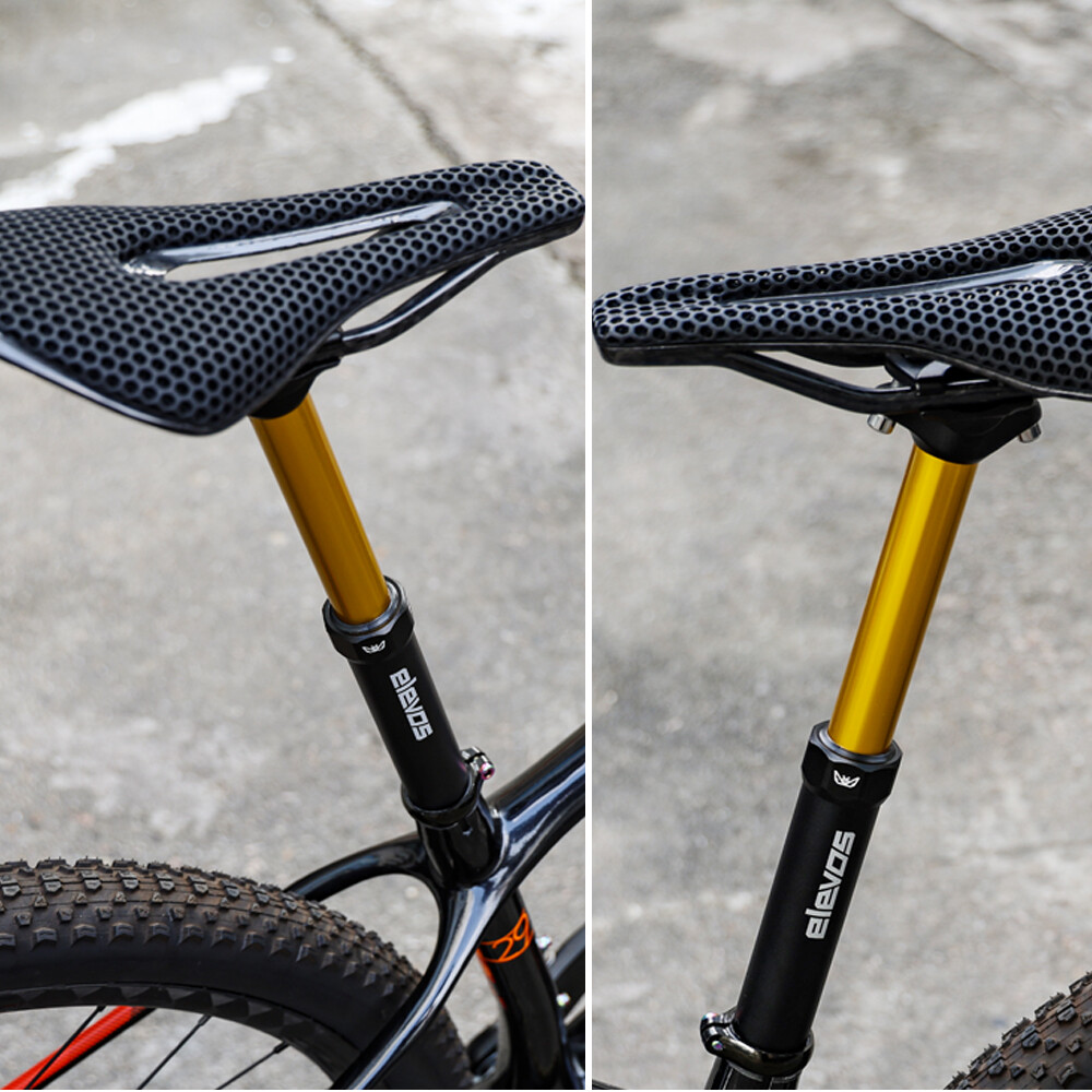 MTB Dropper Seatpost 31.6mm 125/150mm Down Pull Internal Cable Remote Control