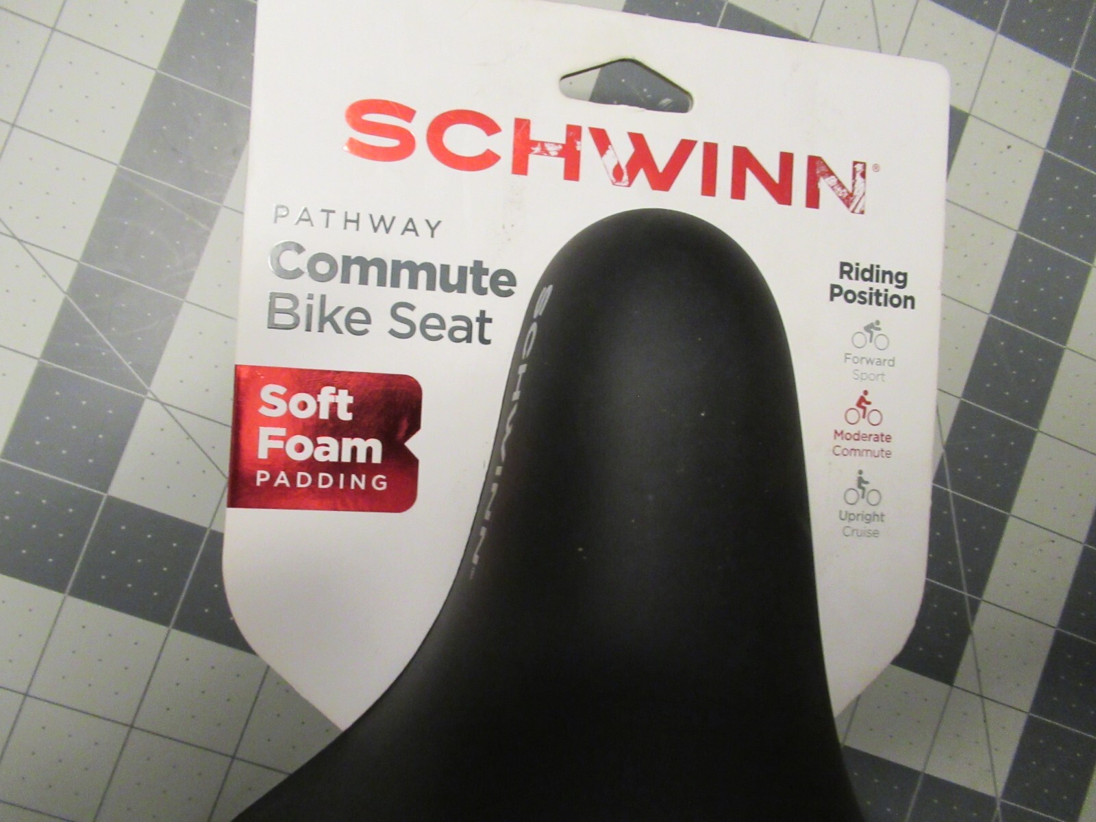Schwinn Pathway Commute Bike Seat Soft Foam Padding
