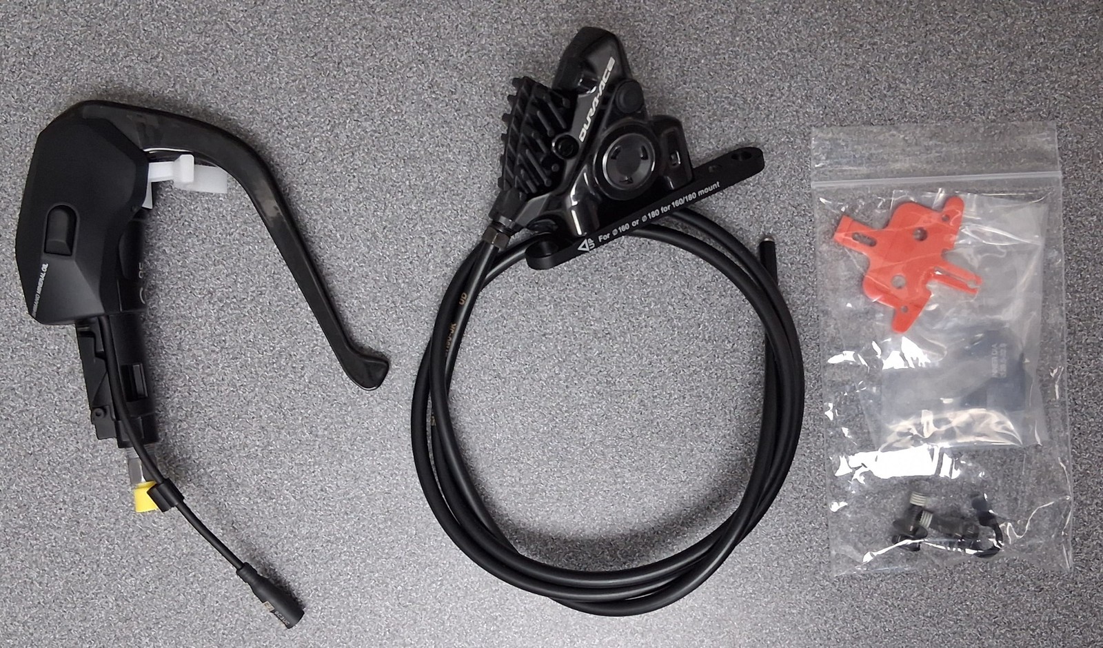 Shimano Dura-Ace Di2 ST-R9180 TT/Tri Brake/Shift Lever + BR-R9270 Left/Front
