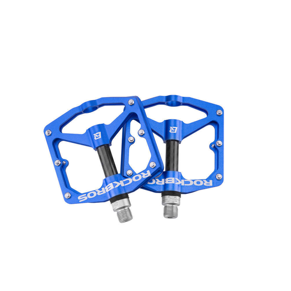ROCKBROS Bicycle Pedals DU Sealed Bearing Aluminum Alloy Non-Slip Pedals 9/16»