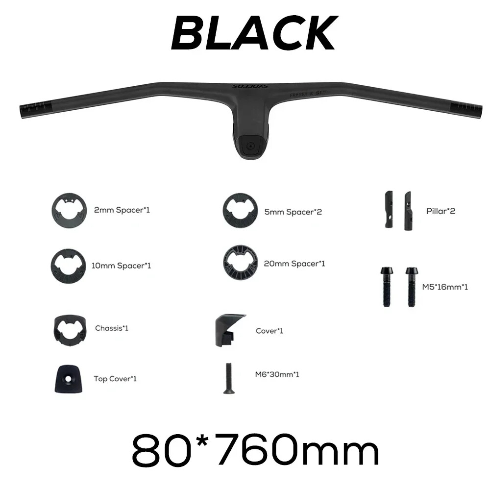 740MM Carbon MTB Bicycle Integated Handlebar Handlebar FRASER IC SL WC -20°