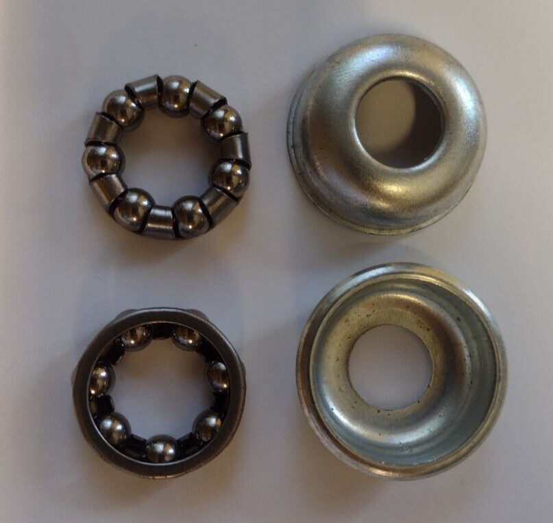 *Kit* 3/8 Bicycle Rear Wheel Hub Repair Kit* Cups+Bearings+Axle with Parts