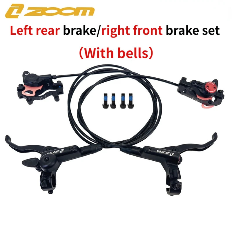 Mountain Bike Oil Brake Set Front & Rear 850mm/1450mm Hydraulic Disc Brake Set