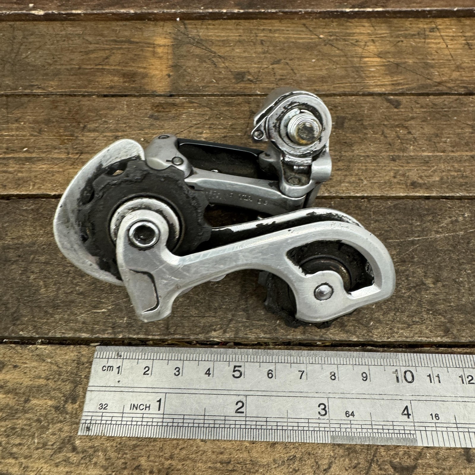Vintage SunTour Cyclone 7000 Rear Derailleur Short Cage Hanger 220g Silver