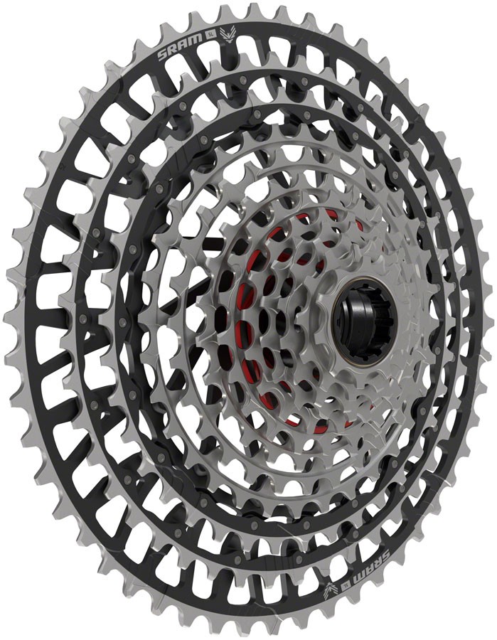 SRAM XX SL Eagle T-Type XS-1299 Cassette – 12-Speed, 10-52t, For XD Driver,