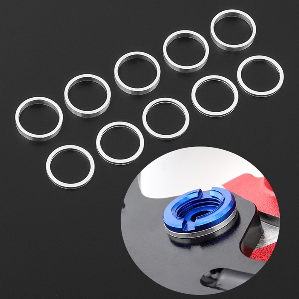 Bicycle Chainring Bolt Washers with Spacers for Single Double Speed Use