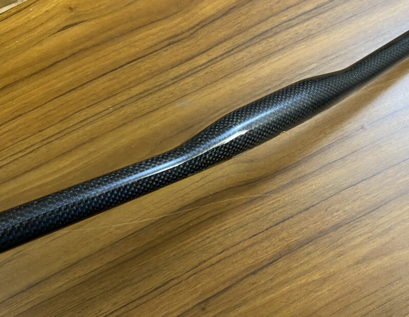 Carbon 3K MTB XC Road Bike Flat bar Bicycle Handlebar 31.8*580-640mm Yellow