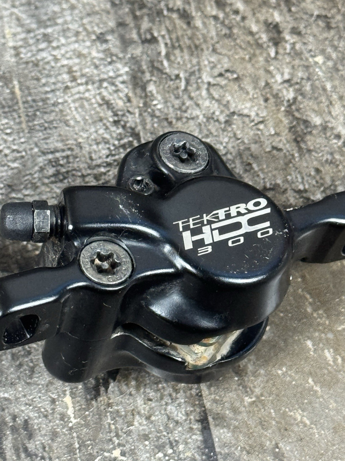 Trek Tekpro HDC 300 Rear Brake Mechanism And Brake Lever Used