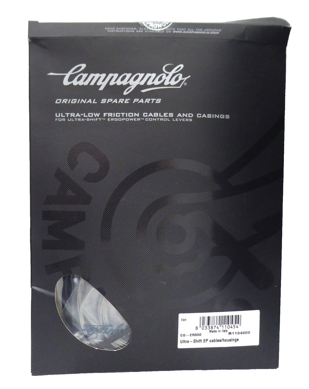 Campagnolo ErgoPower UltraShift Cable Housing Set Bike Brake Shifter Shift Black