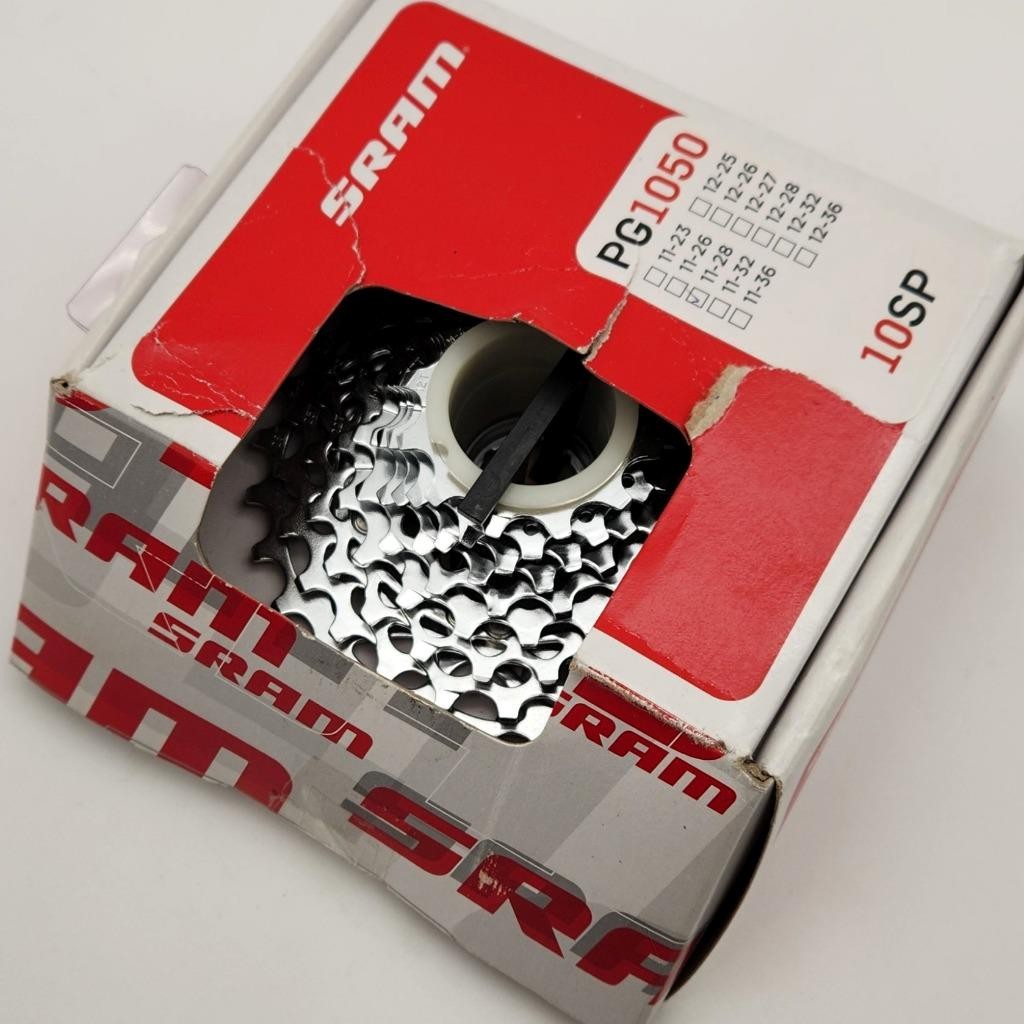SRAM PG-1050 11-28T 10-Speed Bicycle Cassette Silver OPEN PACKAGE