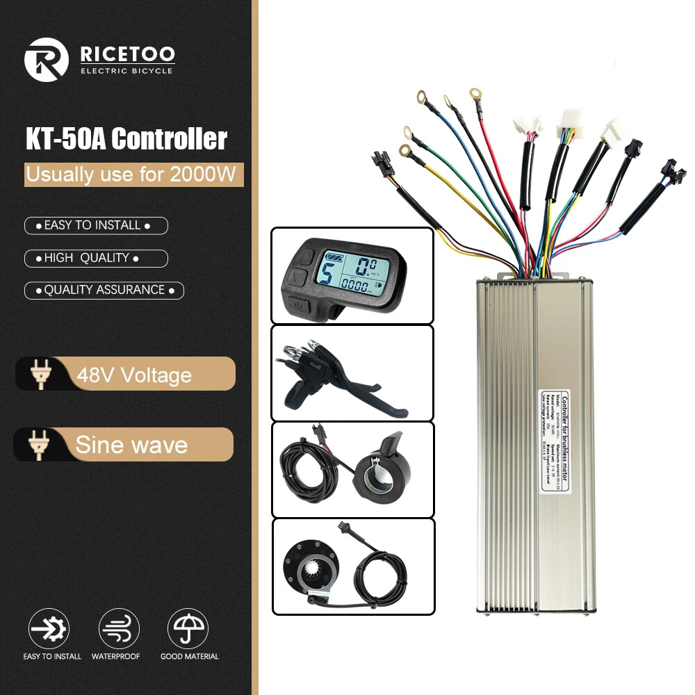 KT-50A E-Bike Controller 2000W 3000W Brushless Motor for KT Series Display