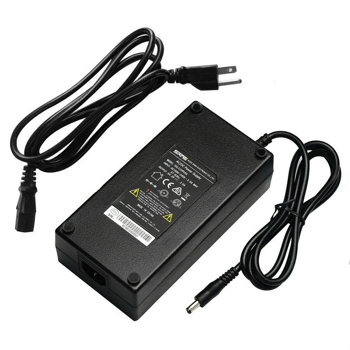 Lithium Ebike Battery Charger DC2.1 Plug for 36V Battery 42V 2A