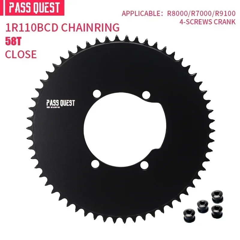 Pass Quest 110 BCD Chainring Road Bike Chainwheel for Shimano R7000 Chain Ring