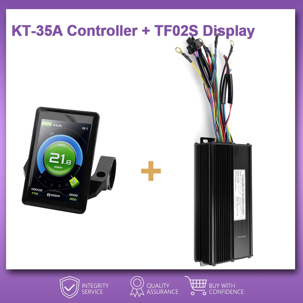 36V48V52V E-Bike Sine Wave Controller 35A for 1000W 1500W Brushless Motor