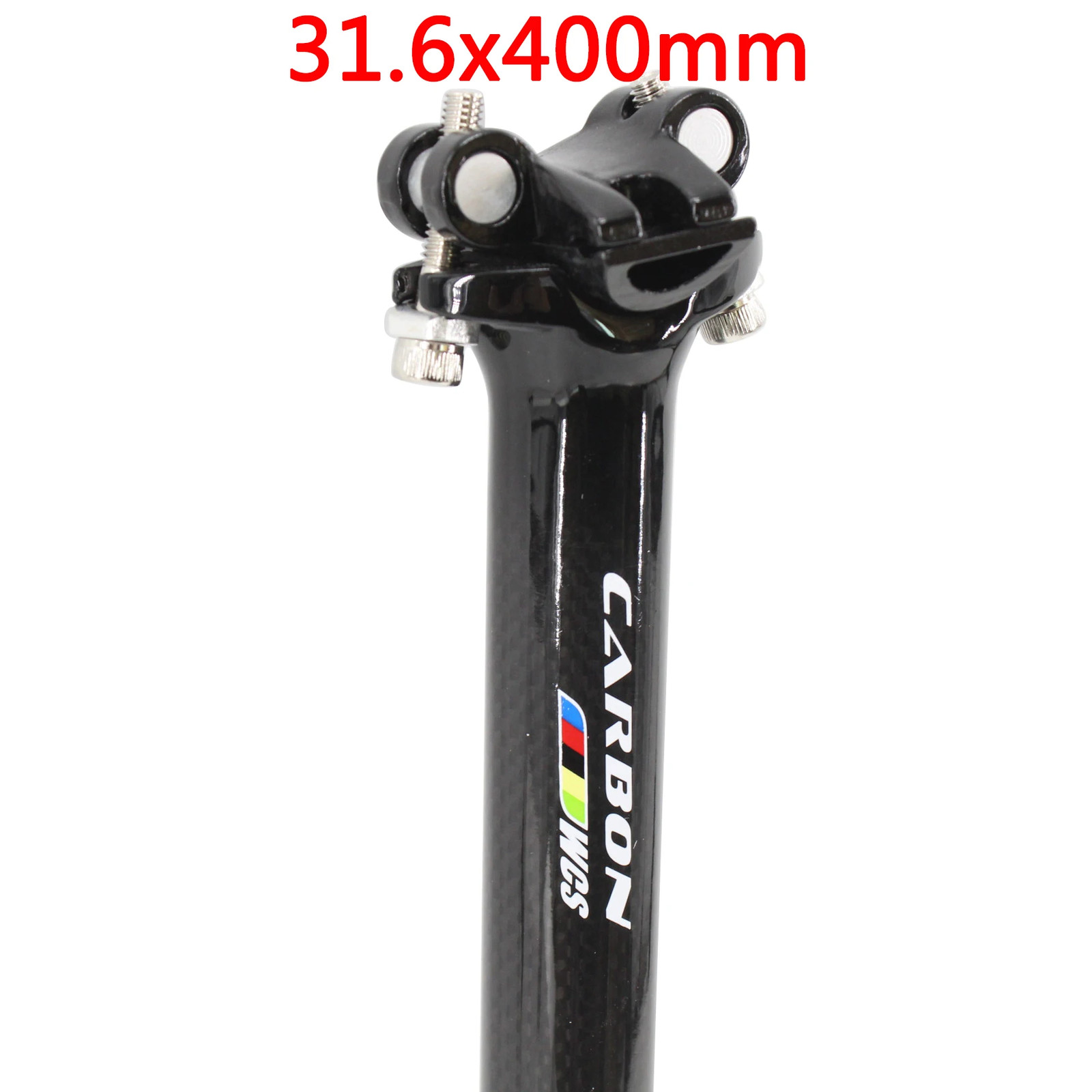 MTB Mountain Road Bike Carbon Fiber Seatpost 25.4/27.2/30.8/31.6mm 3K Seat Tube
