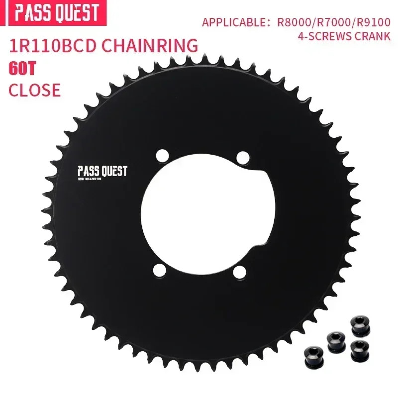 Pass Quest 110 BCD Chainring Road Bike Chainwheel for Shimano R7000 Chain Ring