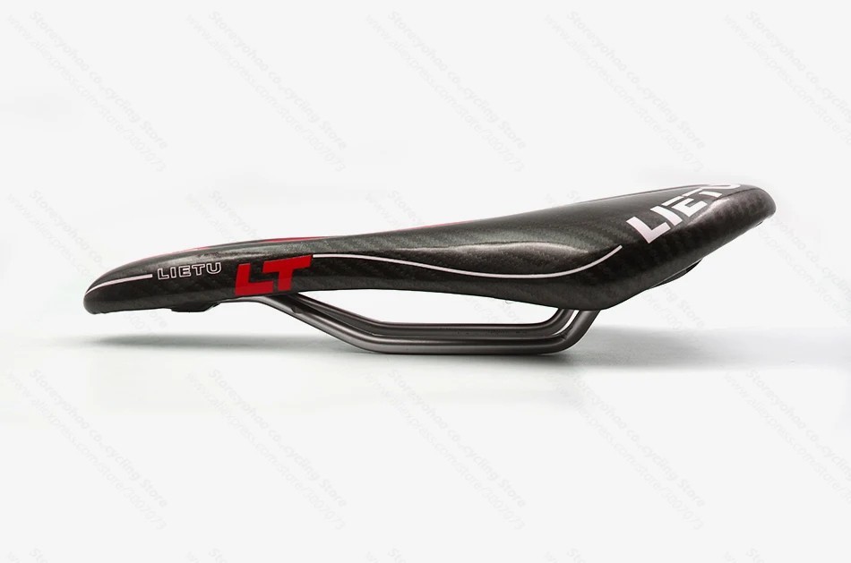 MTB Road Bike Carbon Leather Saddle Cycling Seat Front Cushion Bike Saddle