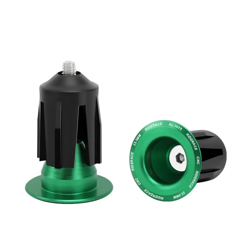 1 Pair Bike Handlebar End Plugs Aluminum Alloy Bar End Caps MTB Road Bicycle