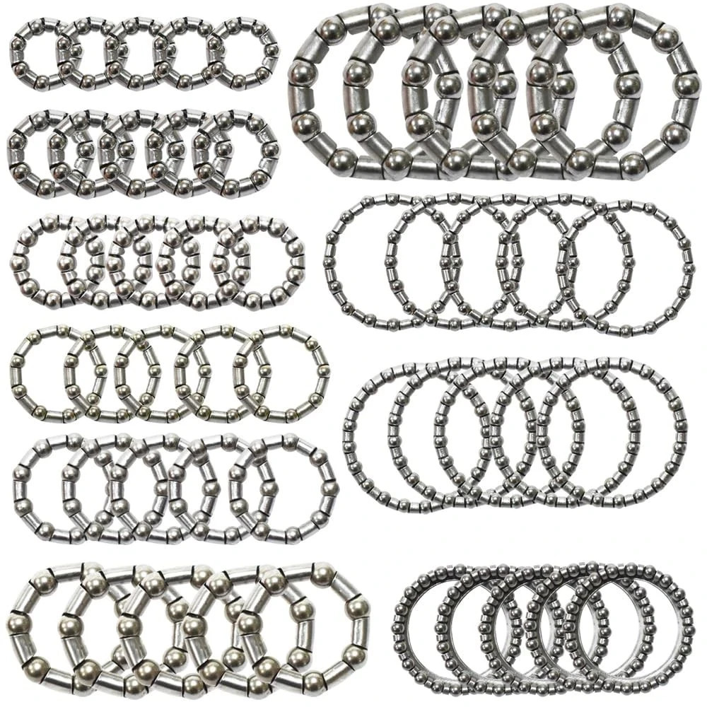 5 Sets of 10 Kinds Bike Ball Bearing Headset Retainer Crank Caged Wheel 4mm t…