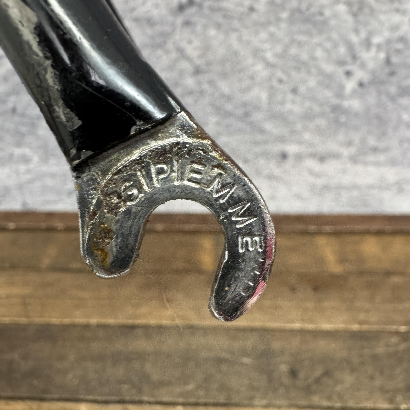 Vintage Puch Road Fork 1 In Threaded 700s Stamped Aero Crown Gipiemme Dropouts