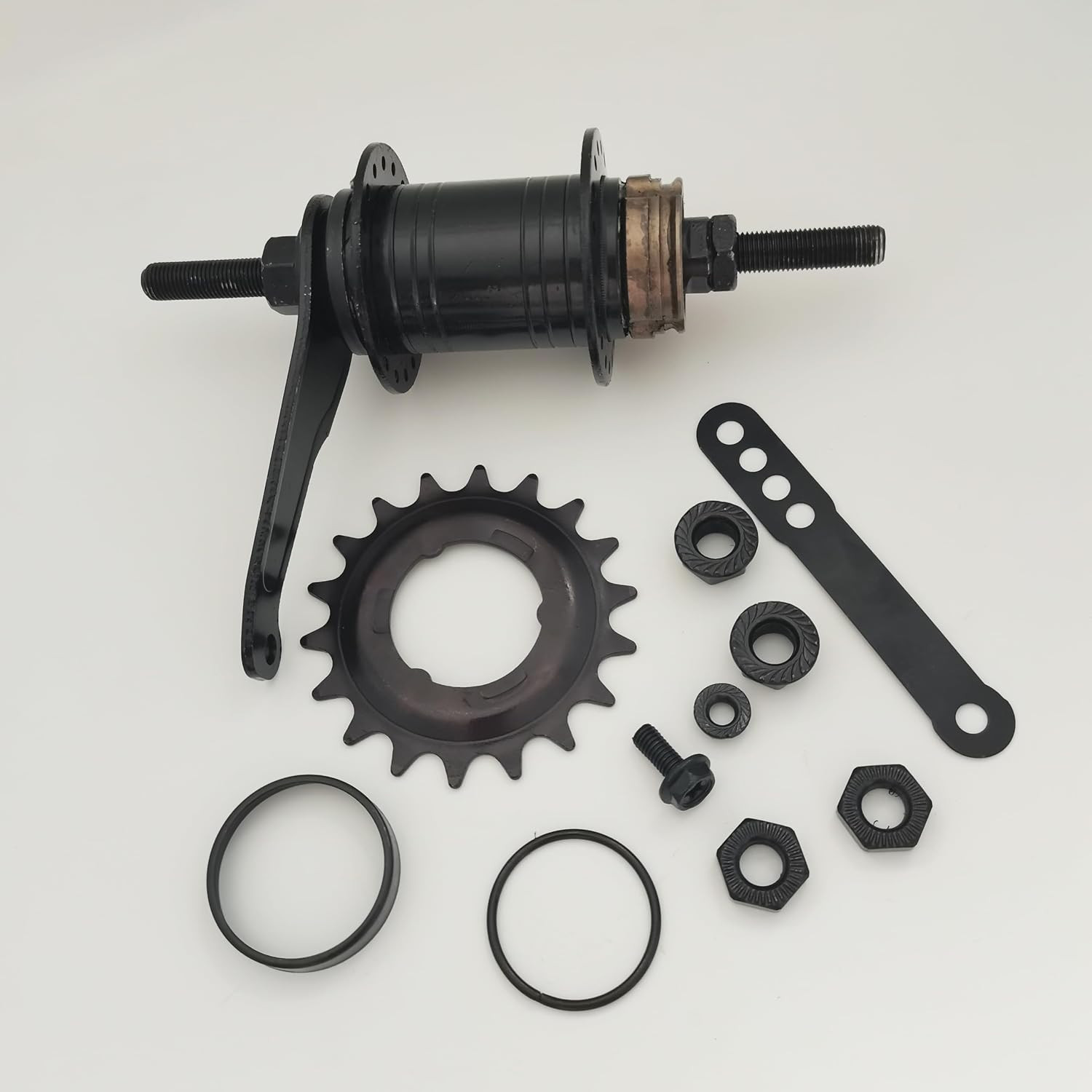 Black Bicycle Coaster Brake Hub/Bike Brake Rear Hub 32/36 Hole Stainless Steel