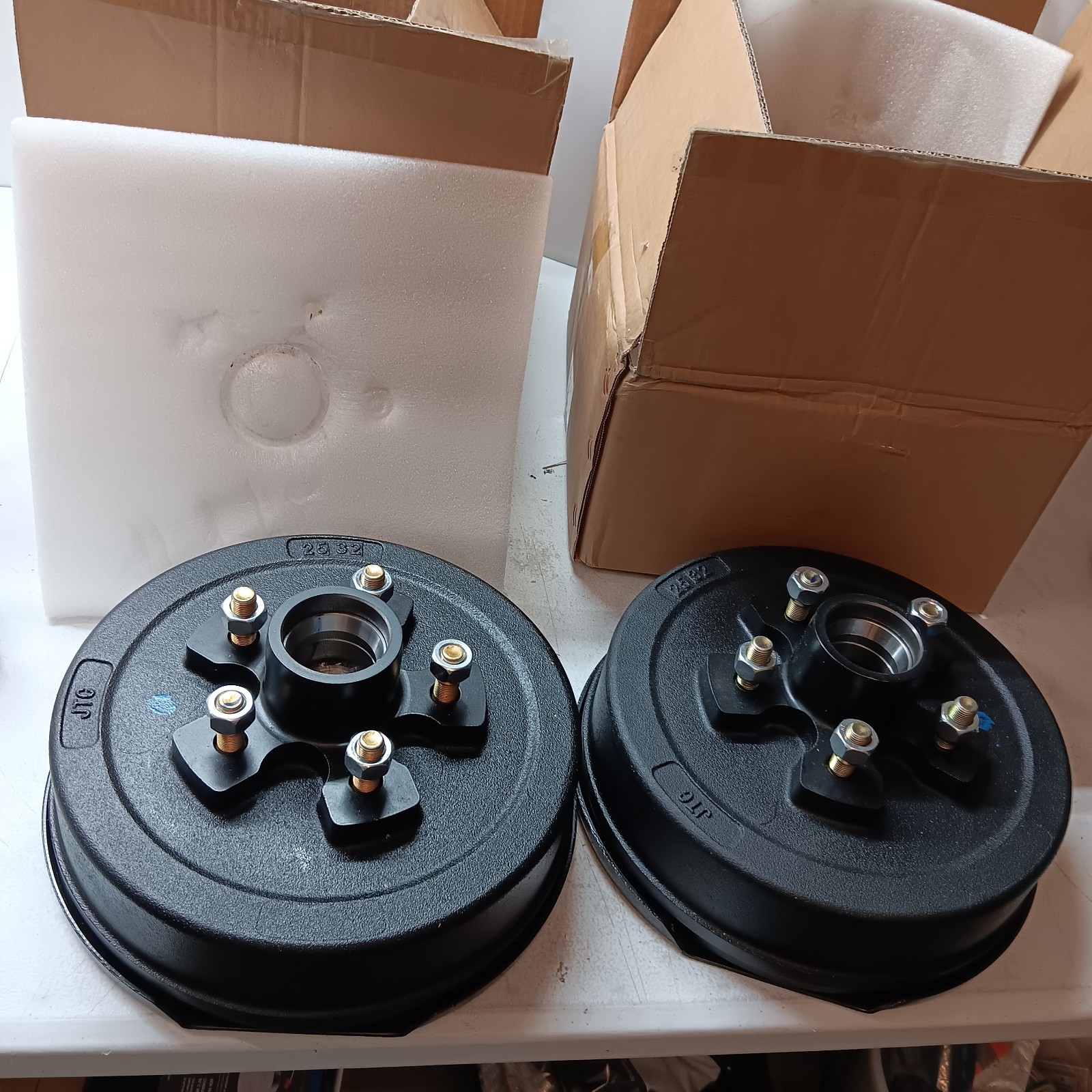 10″ x 2″ Trailer Brakes Drum Kit,5 on 4.5″ Trailer Brakes Kit for 3500lbs NEW
