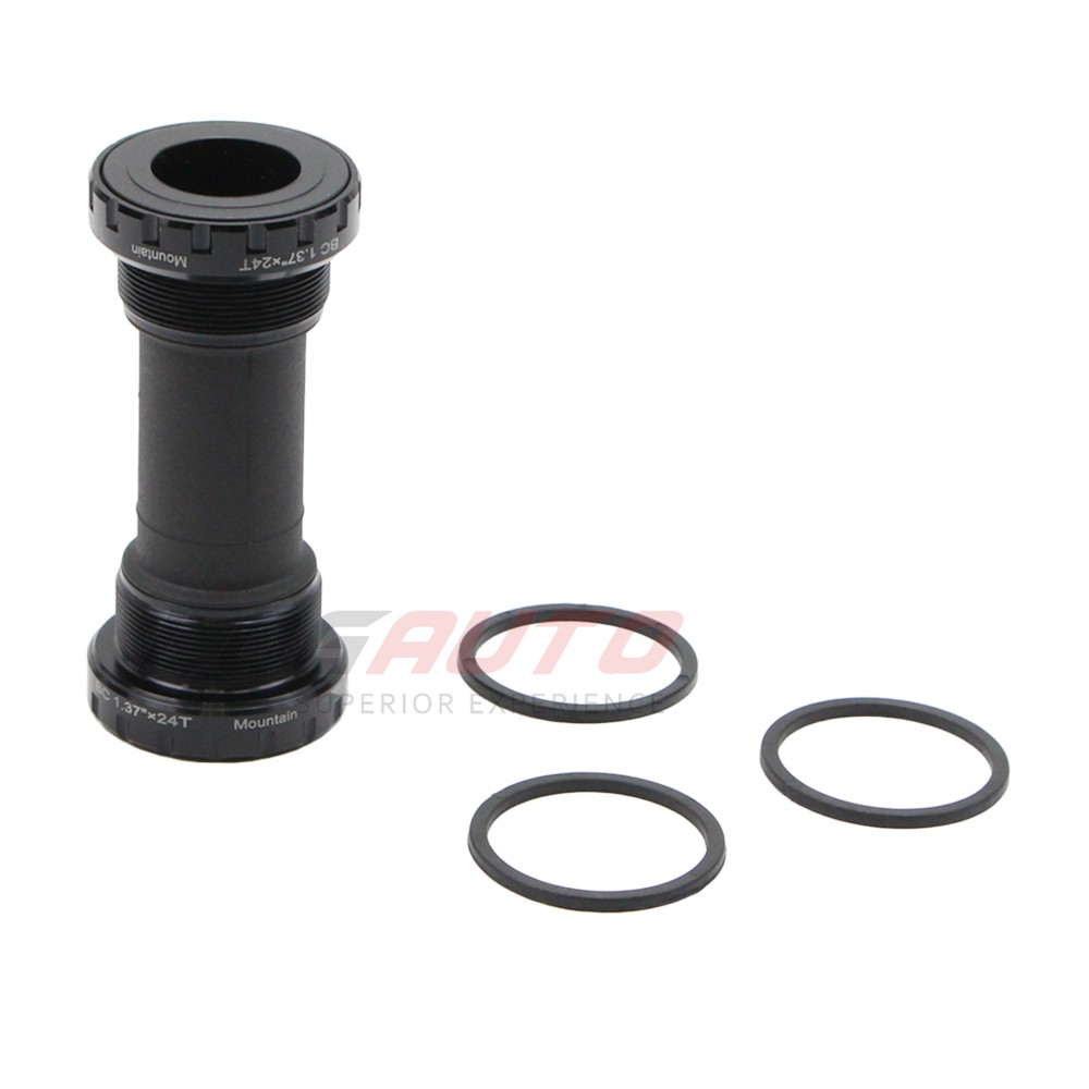 68mm / 73mm Bottom Bracket Threaded Bearing Hollowtech Bike MTB W/ 3 Spacer Part