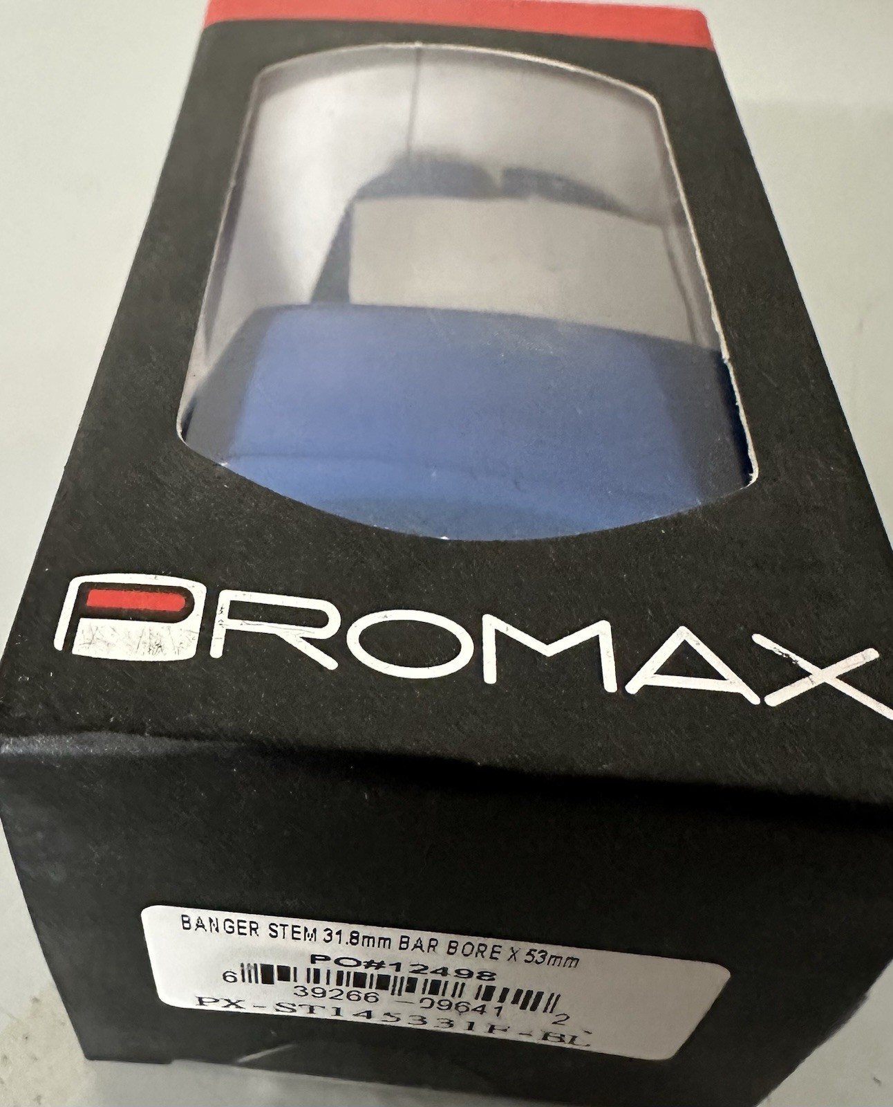 BMX Race Promax Impact 53mm Front Load Stem for 31.8mm Bars Red
