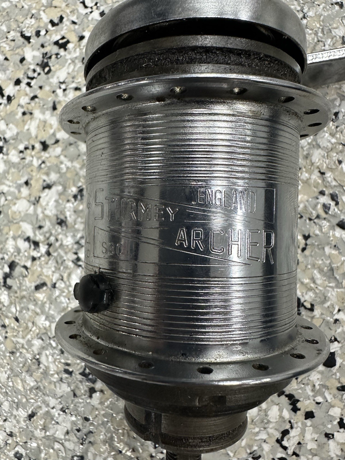 Used 1978 36H Sturmey Archer Rear Coaster Brake Hub