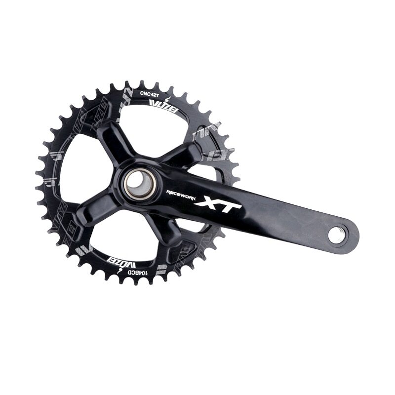 170/175mm 104BCD Crank Arms Mountain Bike Crankset Chainring 32/34/36/38/42/42T