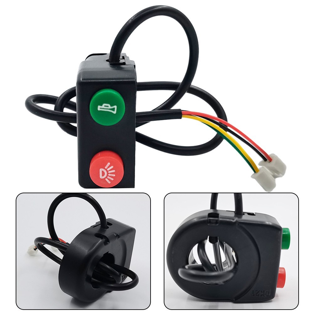 Ebike Switch Headlight Horn Start Kill Switch 12V 24V 36V 48V Abs