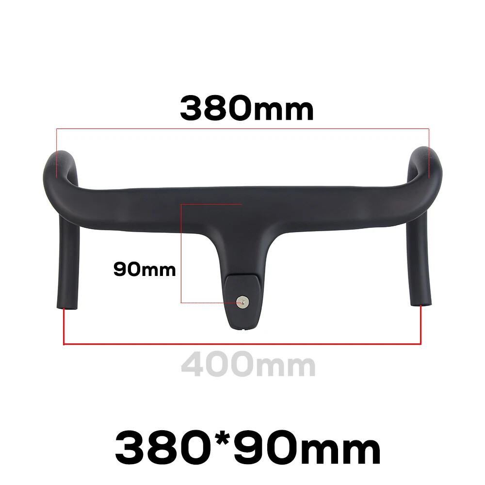 Road Bike Integrated Handlebar Cable Di2 Full Carbon Handlebar with Spacers Part