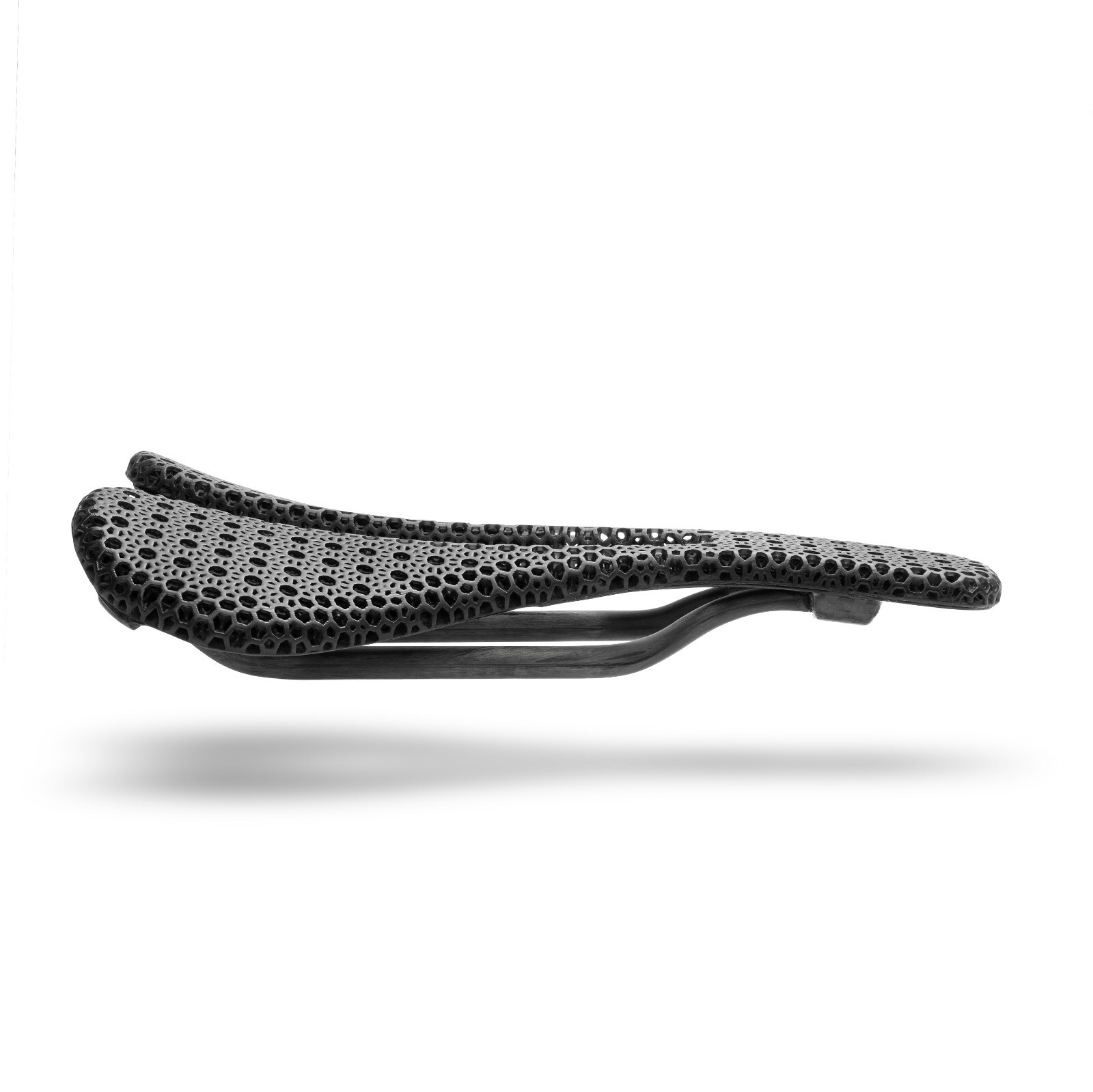 Bjorn Cycles Carbon Bicycle Bike Saddle with 3D Printed Pad Carbon Setka 155 mm