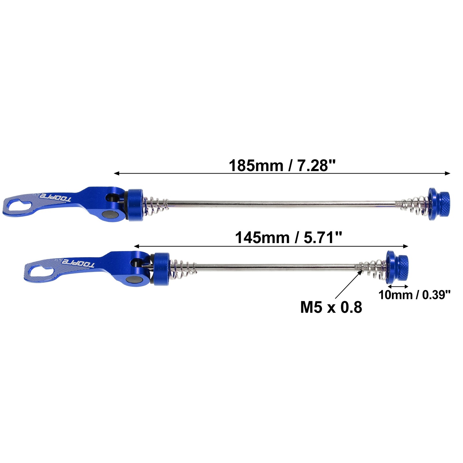 Aluminum Alloy, Steel Quick Release Skewer Universal Item of 2