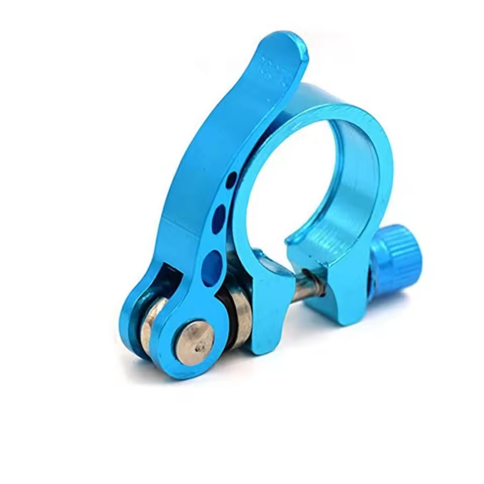 Bike Seatpost Clamp MTB Quick Release Seat Post Collar Aluminium Alloy 28.6 34.9
