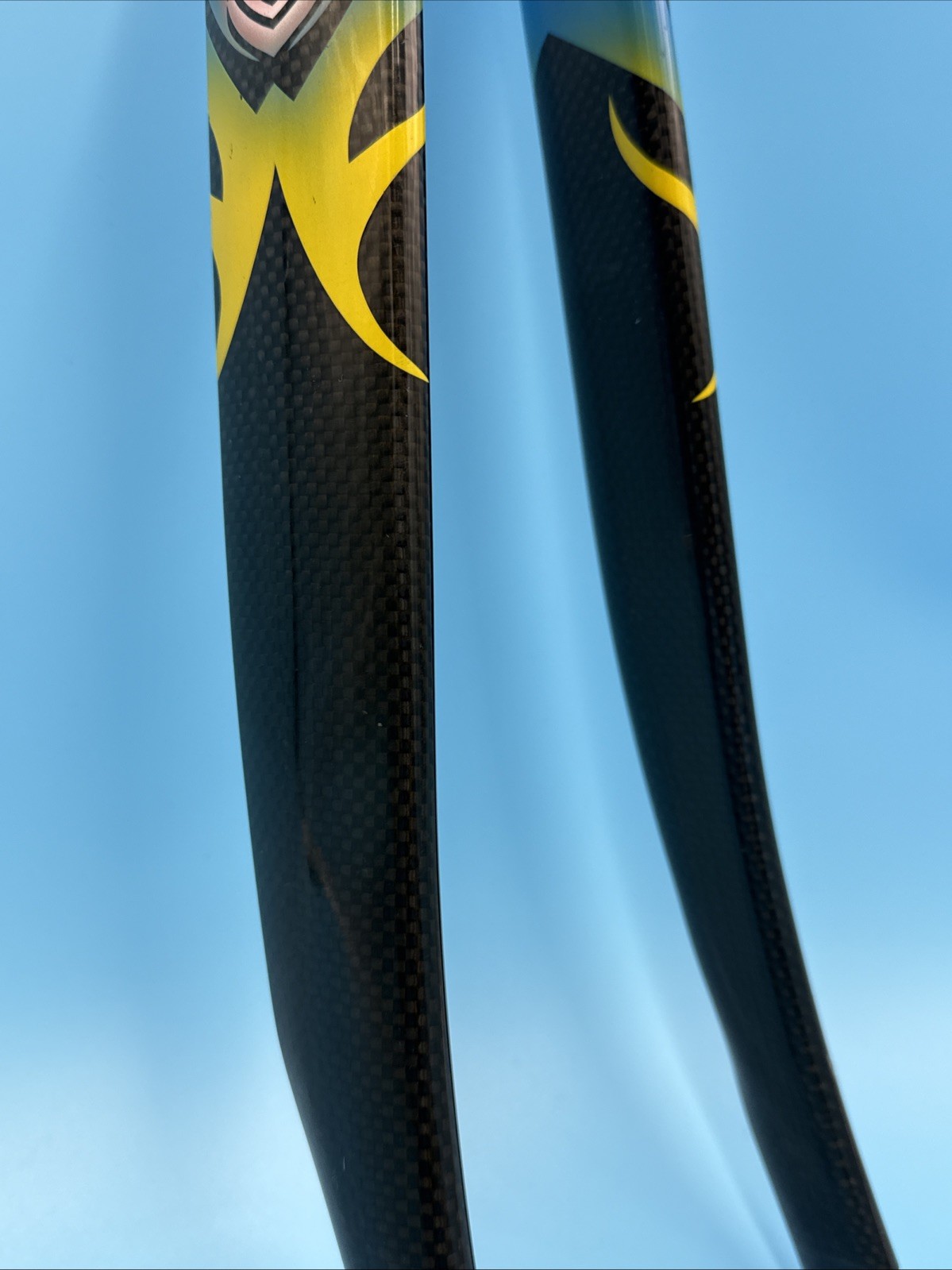 RARE Eddy Mercx Team SC 700c Carbon Fiber 1-1/8″ Fork 248mm Steerer 43mm Rake