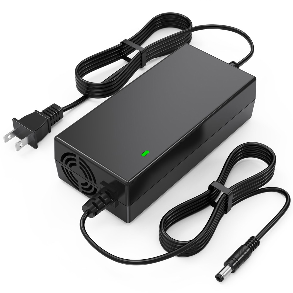 54.6V 2A Adapter Charger 48V Lithium Battery with 5.5mm*2.1mm DC Plug Port 108W.